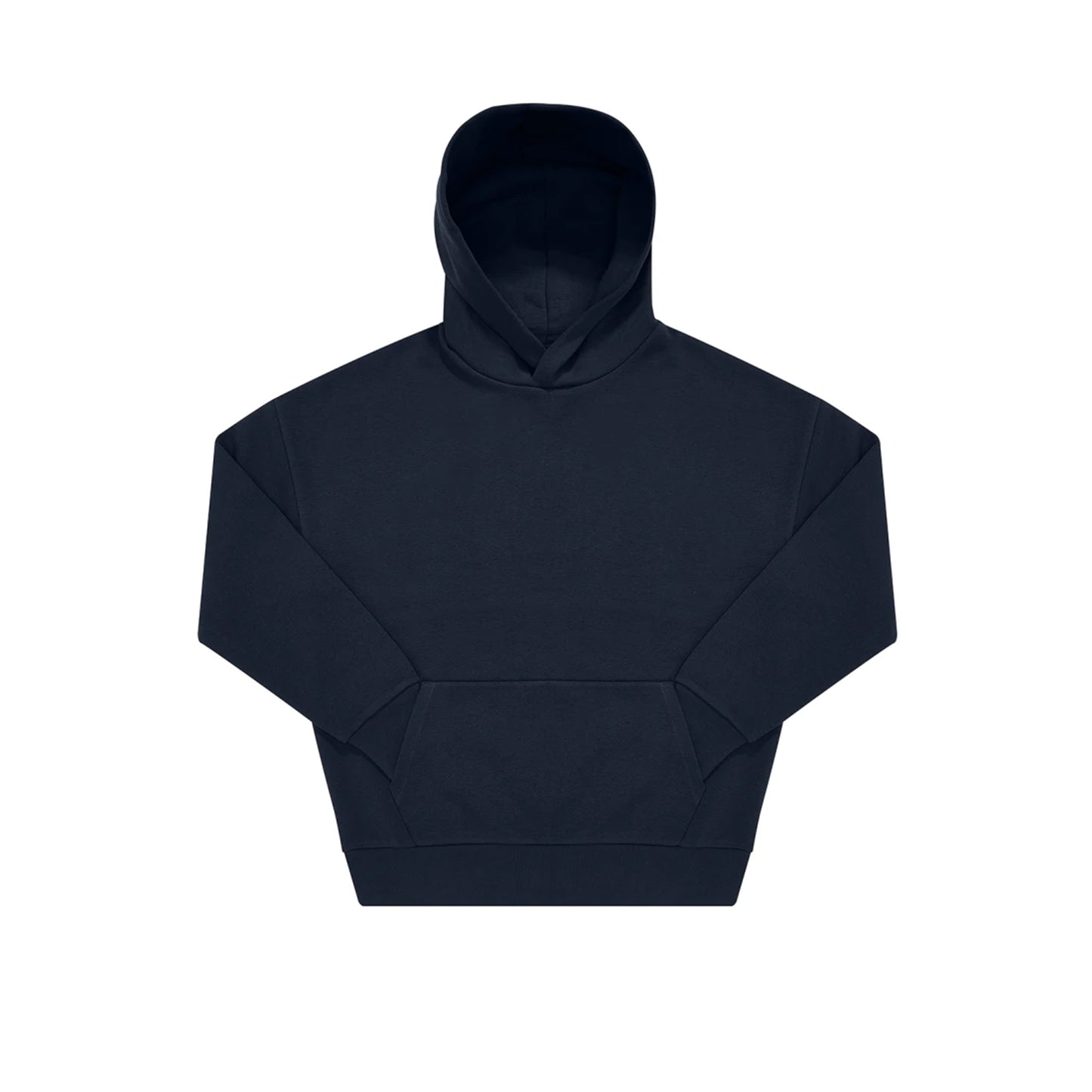 Vorderseite navy oversized Hoodie