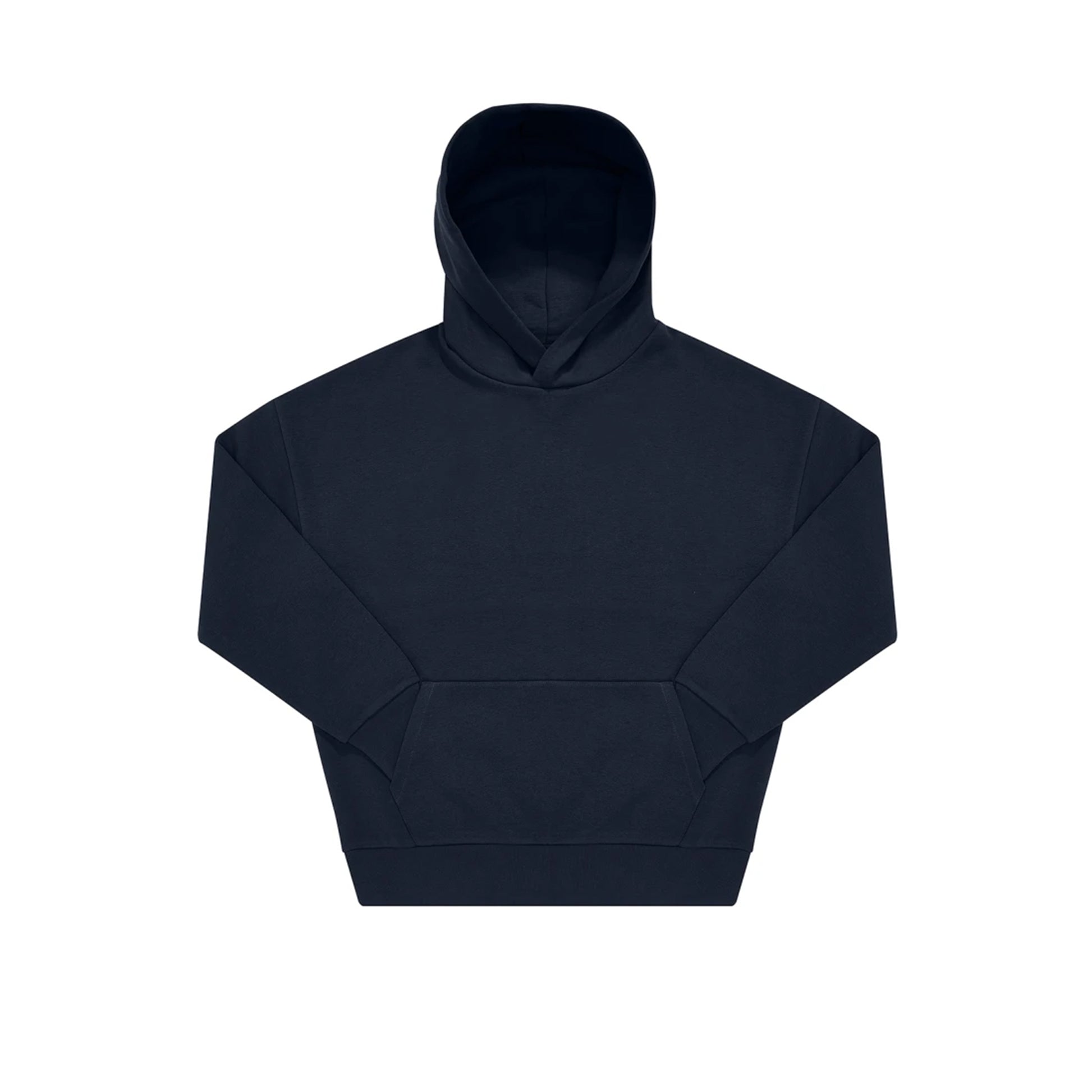 Vorderseite navy oversized Hoodie
